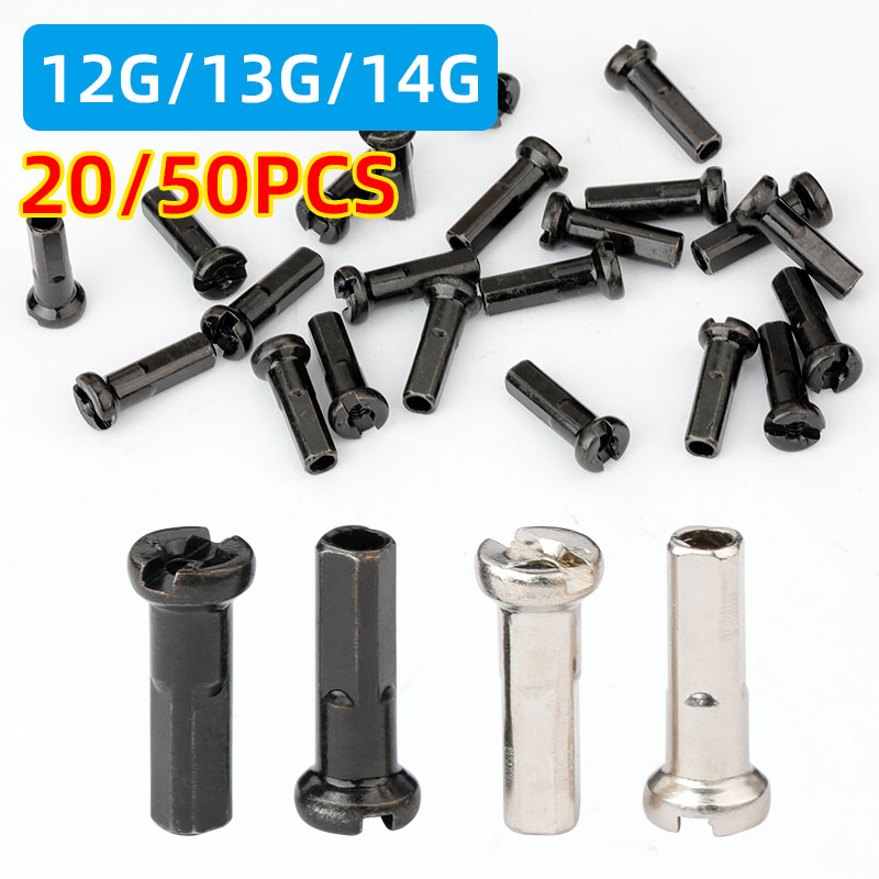 Spoke Nipple Brass - 20/50PCS Copper Nipples 14G 13G for