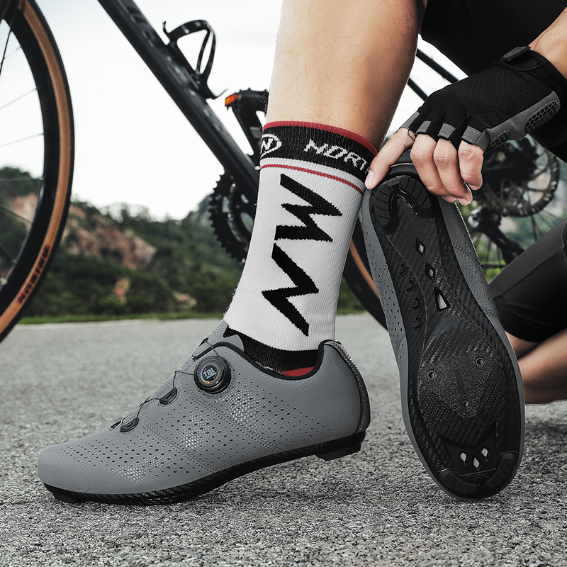 Men'S Mountain Biking Shoes - Road Cycling Shoes Men Gray T886