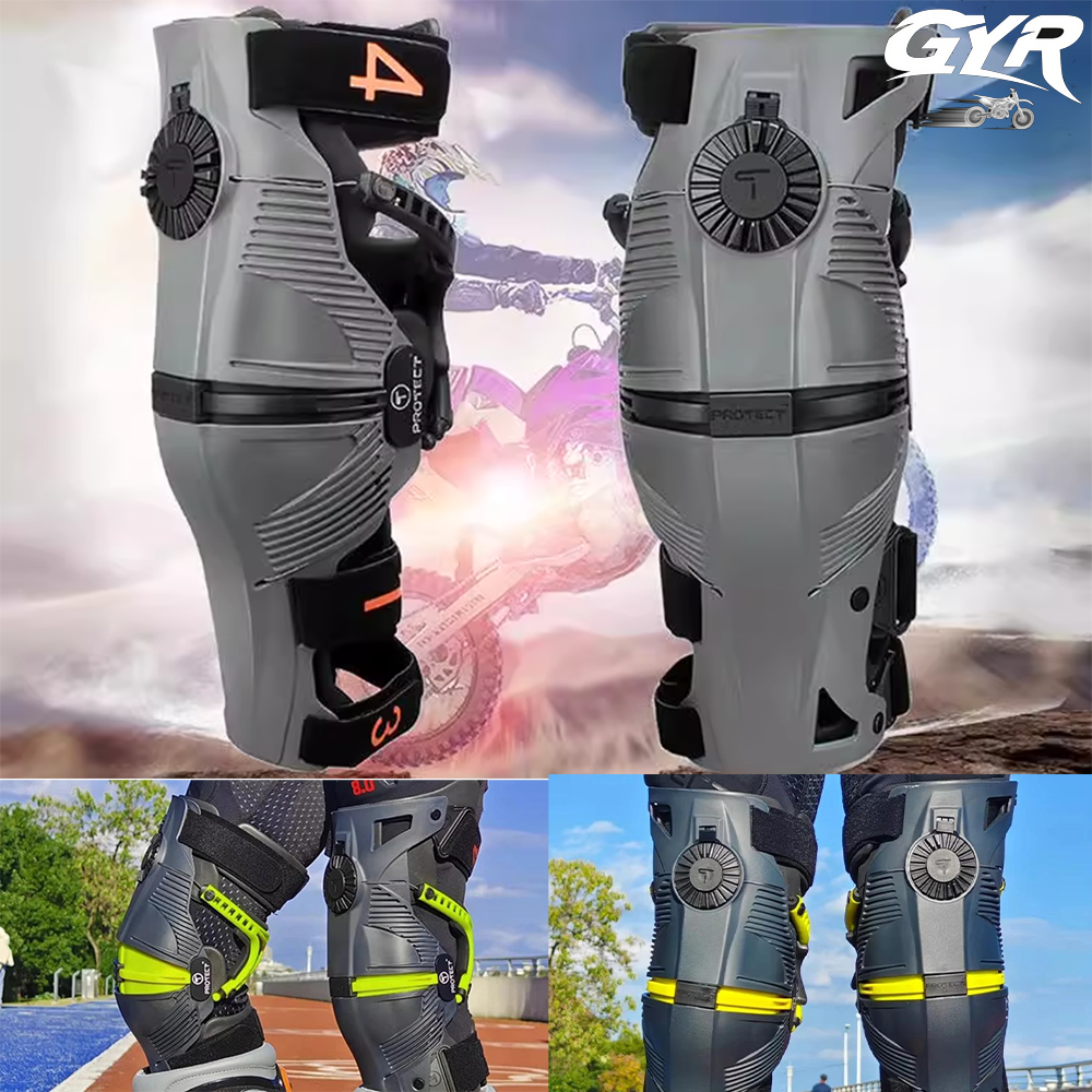 Mountain Biking Knee And Elbow Pads - GYR Safety kneecap skeleton off-road motorcycle