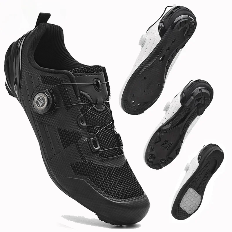 Men'S Mountain Biking Shoes - Road Cycling Shoes male Breathable Summer