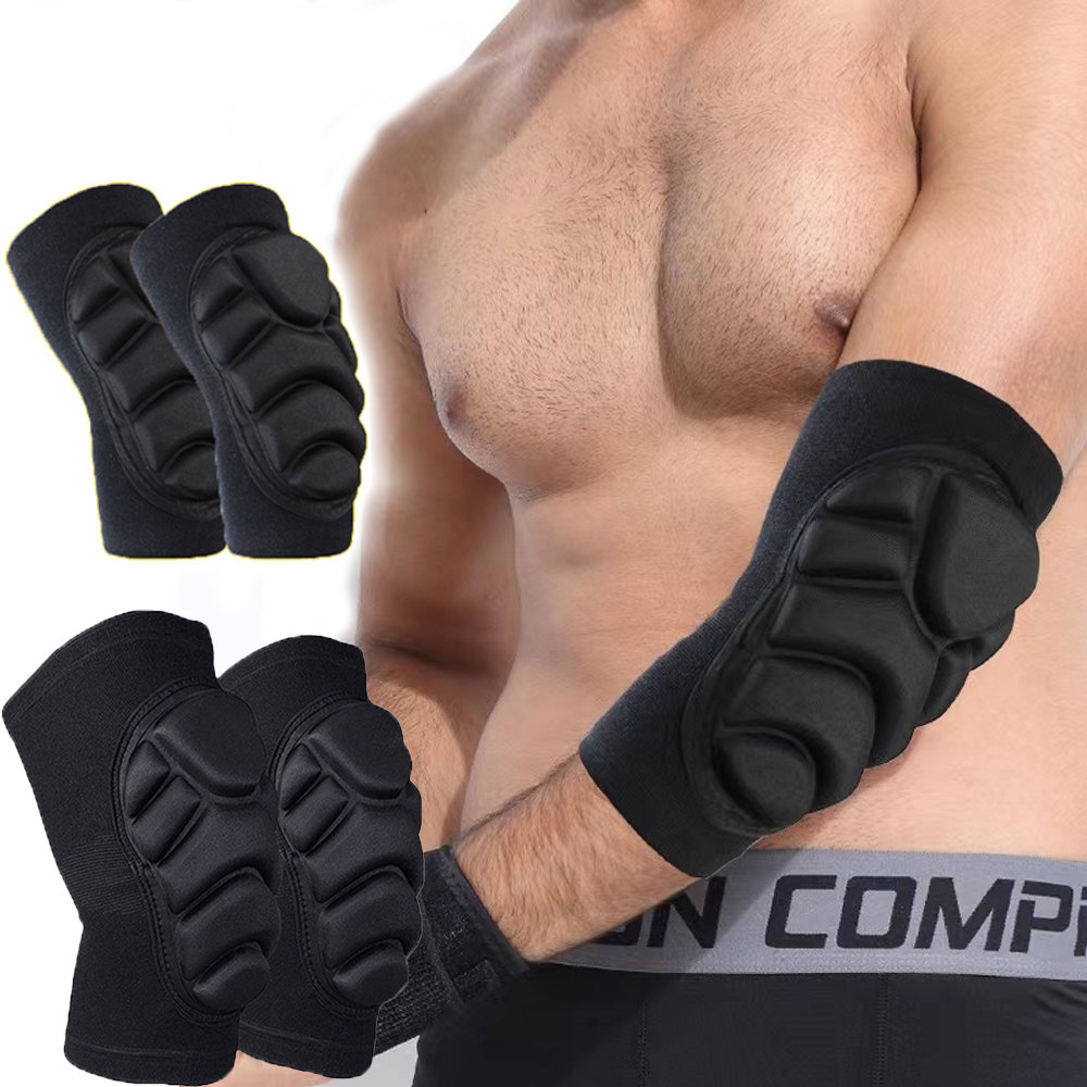 Mountain Biking Knee And Elbow Pads - 1 Pair Breathable MTB Knee Protector