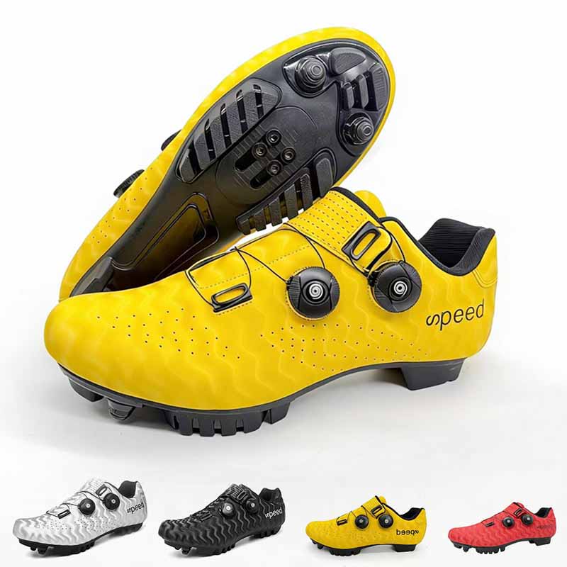 Men'S Mountain Biking Shoes - Men Breathable Cycling Shoes MTB Mountain