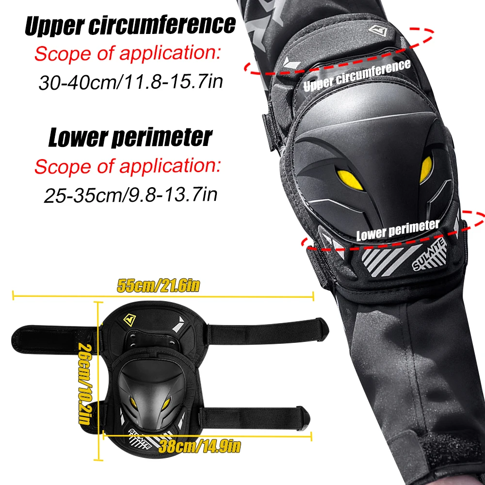 GOMOREON 1Pair Motorcycle Elec – Mountain Biking Knee And Elbow Pads recenzja i cena