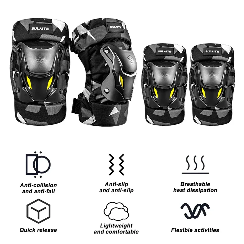 FAATTQQ 1Pair Motorcycle Elect – Mountain Biking Knee And Elbow Pads recenzja i cena