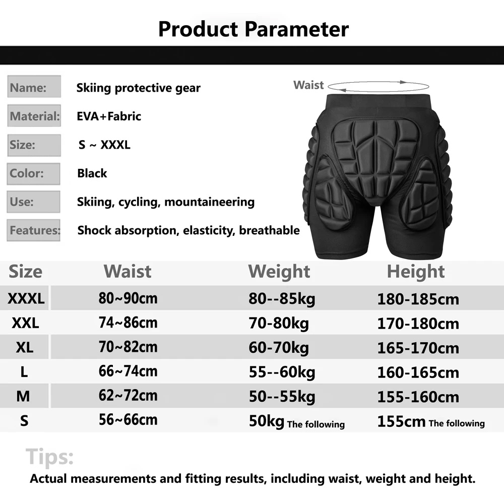 New Ski Shorts Skating Hip Pro – Mountain Biking Knee And Elbow Pads recenzja i cena