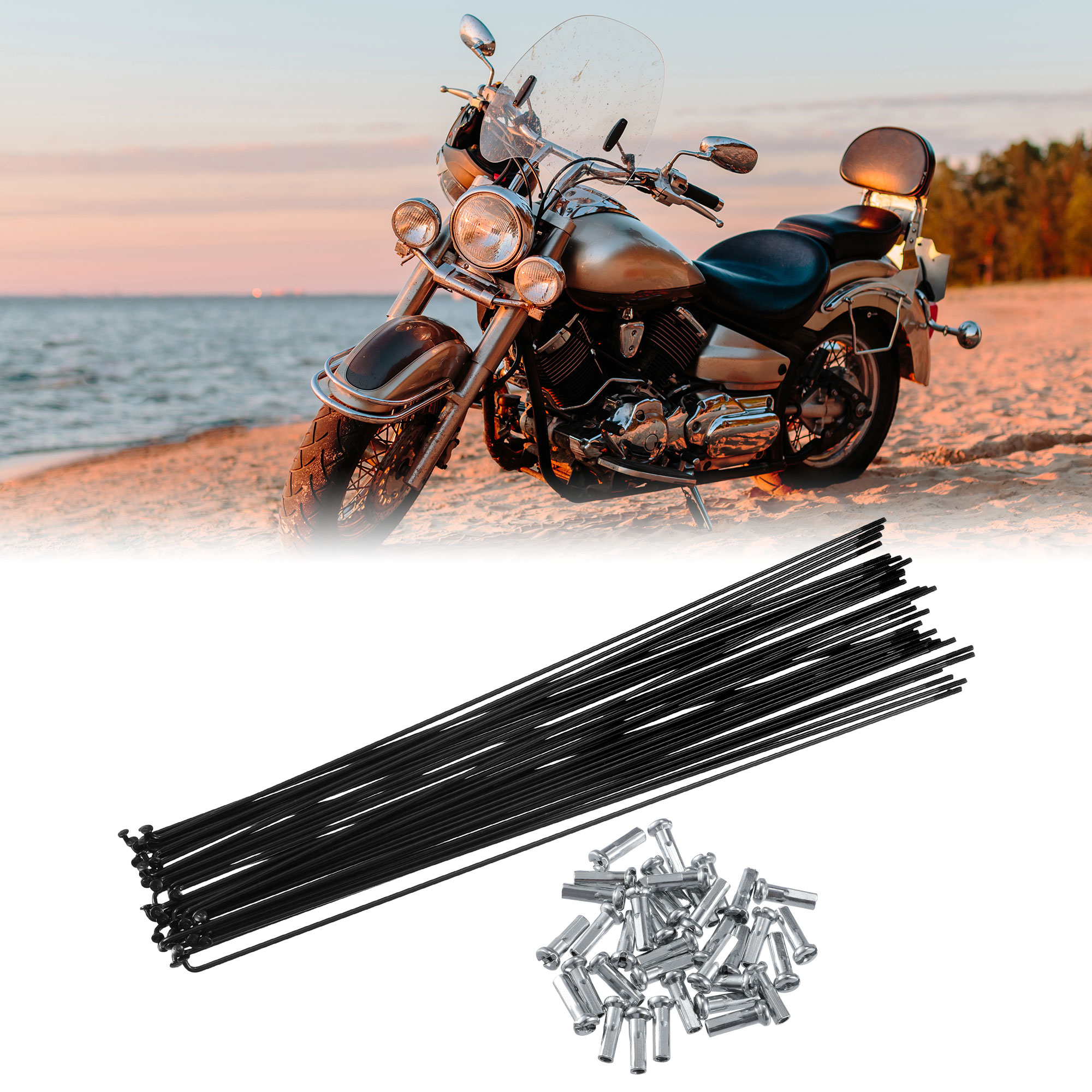 X Autohaux 14G J Bend Bicycle  – Spoke Nipple Brass recenzja i cena