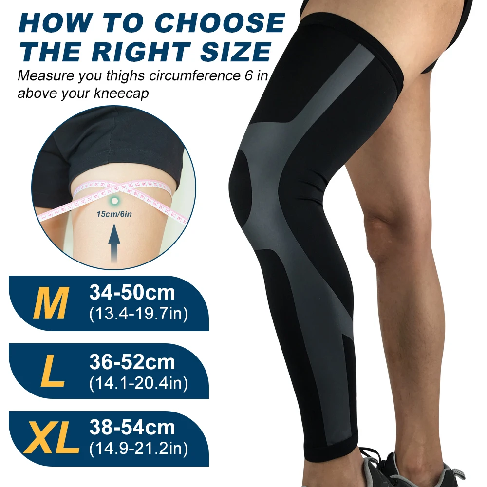 1 PCS Full Leg Compression Sle – Mountain Biking Knee And Elbow Pads recenzja i cena