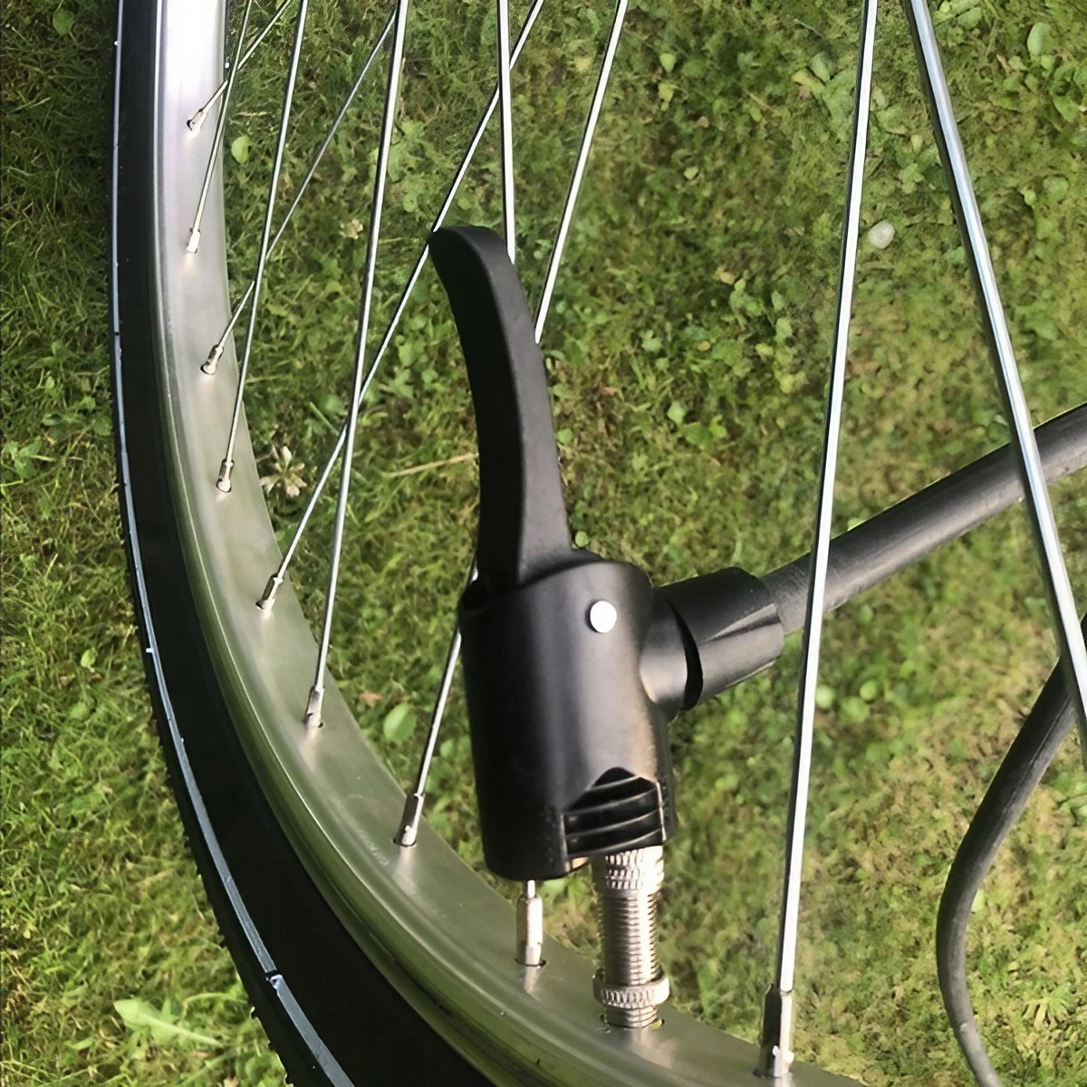 Bicycle Pump Nozzle Dual Head  – Mountain Biking Track recenzja i cena