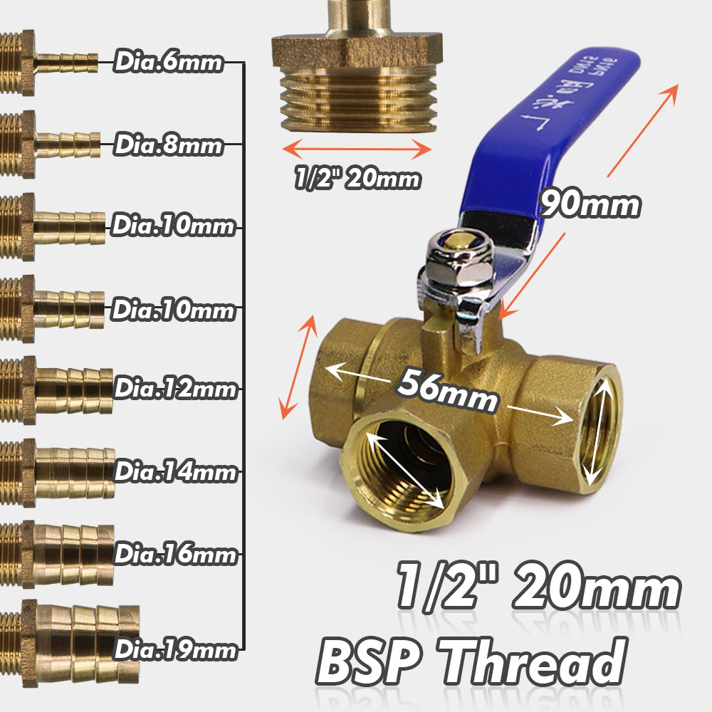 Brass Tee Ball Valve Adapter 6 – Spoke Nipple Brass recenzja i cena